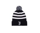Multicoloured Fan Ink Juventus Beanie with embroidered crest, soft acrylic knit, and stretch-fit design for warm, authentic fan wear