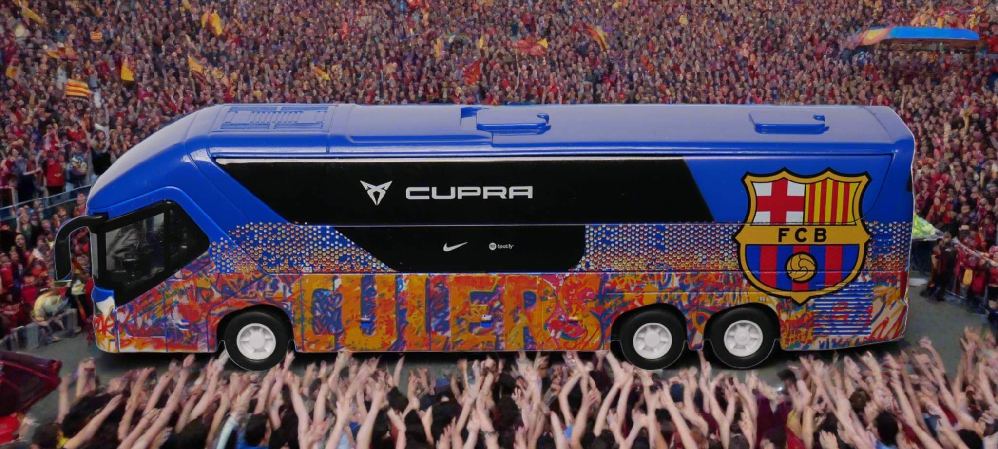 Official Collectible Miniature Team Bus