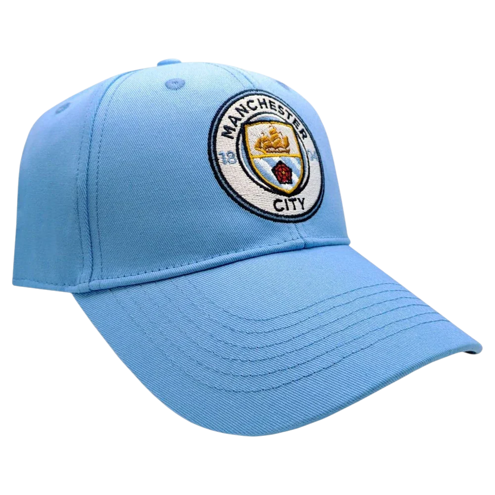 Officially licensed adjustable football hat with team logo and embroidered crest for sports fans