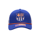 Barcelona Cap Serve Trucker Hat with retro surf-inspired design and adjustable snapback closure