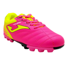 Joma Toledo Junior molded soccer shoes with lightweight synthetic upper and durable rubber outsole for youth players on turf and grass.