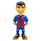 Minix FC Barcelona Football Stars official licensed collectible figurine in blue and red kit with gold shoes, 12cm tall.