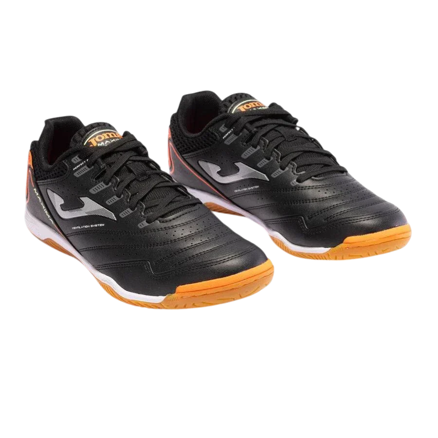 Joma Maxima indoor soccer shoes with breathable upper and high traction outsole for agile futsal performance