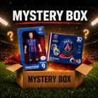 SGP Mystery Box with officially licensed football collectibles and surprise items including Minix figurine and Fan Ink hat