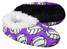 Ultra-soft volleyball sport slippers with grippy non-slip sole for indoor comfort and stability
