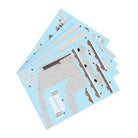 Clemson Memorial Stadium 3D puzzle flat foam-board pieces before assembly