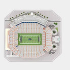 Florida Gators Ben Hill Griffin Stadium 3D puzzle straight overhead view