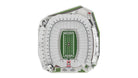 Georgia Bulldogs Sanford Stadium 3D puzzle showing detailed 93-piece stadium replica in team colors and field graphics