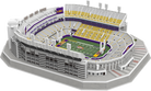 Official LSU Tiger Stadium 3D replica puzzle showing detailed college football stadium model in purple and gold colors