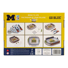 Michigan Wolverines 3D puzzle of Michigan Stadium with maize and blue details