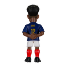 Minix Désiré Doué football figurine in a blue France jersey with gold number 12, white shorts and red socks