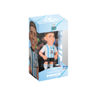 Minix Enzo Fernández Argentina figurine in a blue and white striped jersey, black shorts, and light blue display box