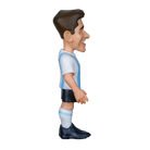 Minix Julián Álvarez figurine in Argentina’s sky-blue and white striped jersey, black shorts, white socks and dark boots