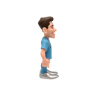 Minix Julián Álvarez Manchester City figurine in a light blue kit, with swept brown hair and silver shoes