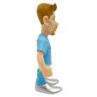 Minix Kevin De Bruyne Manchester City figurine with blond hair, blue kit, and oversized silver boots