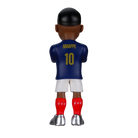 Minix Kylian Mbappé football figurine wearing a navy France jersey with gold number 10, white shorts and red socks