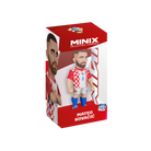 Minix Mateo Kovačić figurine wearing Croatia’s red and white checkerboard football kit with blue shorts, boxed
