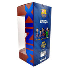 Minix Pedri FC Barcelona collectible figurine in a blue and red window display box with Barça crest and player artwork