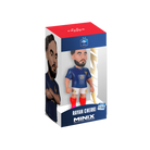 Minix Rayan Cherki figurine in a blue France jersey, white shorts and red socks inside a display box