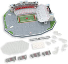 Nebraska Memorial Stadium 3D puzzle partially assembled with pieces