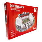 Nebraska Memorial Stadium 3D puzzle box front angled view