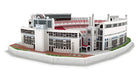 3D replica puzzle of Ohio State Ohio Stadium football stadium with scarlet and gray colors