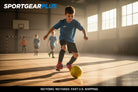 Joma Toledo Junior Indoor Soccer Shoes for kids with lightweight support and vibrant design