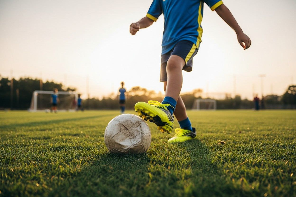 Joma Toledo junior molded soccer shoes with lightweight synthetic upper and durable rubber outsole for youth players