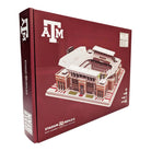 3D replica puzzle of Texas A&M Kyle Field college football stadium with 178 pieces and maroon details