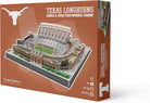 Texas Longhorns Darrell K Royal-Texas Memorial Stadium 3D puzzle model showing detailed stadium replica with field and grandstands