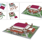 Texas Tech United Supermarkets Arena 3D puzzle assembly steps and completed model