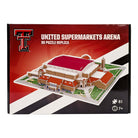 Texas Tech United Supermarkets Arena official 3D puzzle replica retail box front