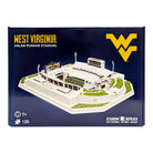 3D puzzle replica of West Virginia Milan Puskar Stadium with 120 pieces and team colors