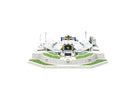 3D 120-piece replica puzzle of West Virginia Milan Puskar Stadium in Mountaineer colors
