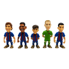 Minix FC Barcelona 5-pack 7cm figurines featuring detailed player characters in official team uniforms for collectors and fans.